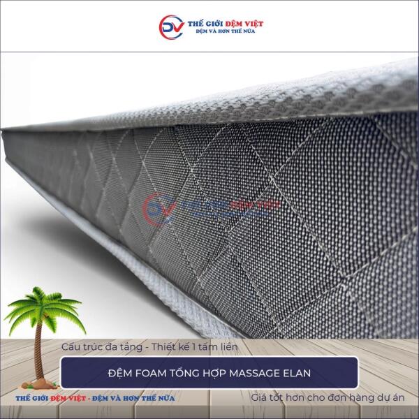 Đệm foam tổng hợp Massage Elan 2